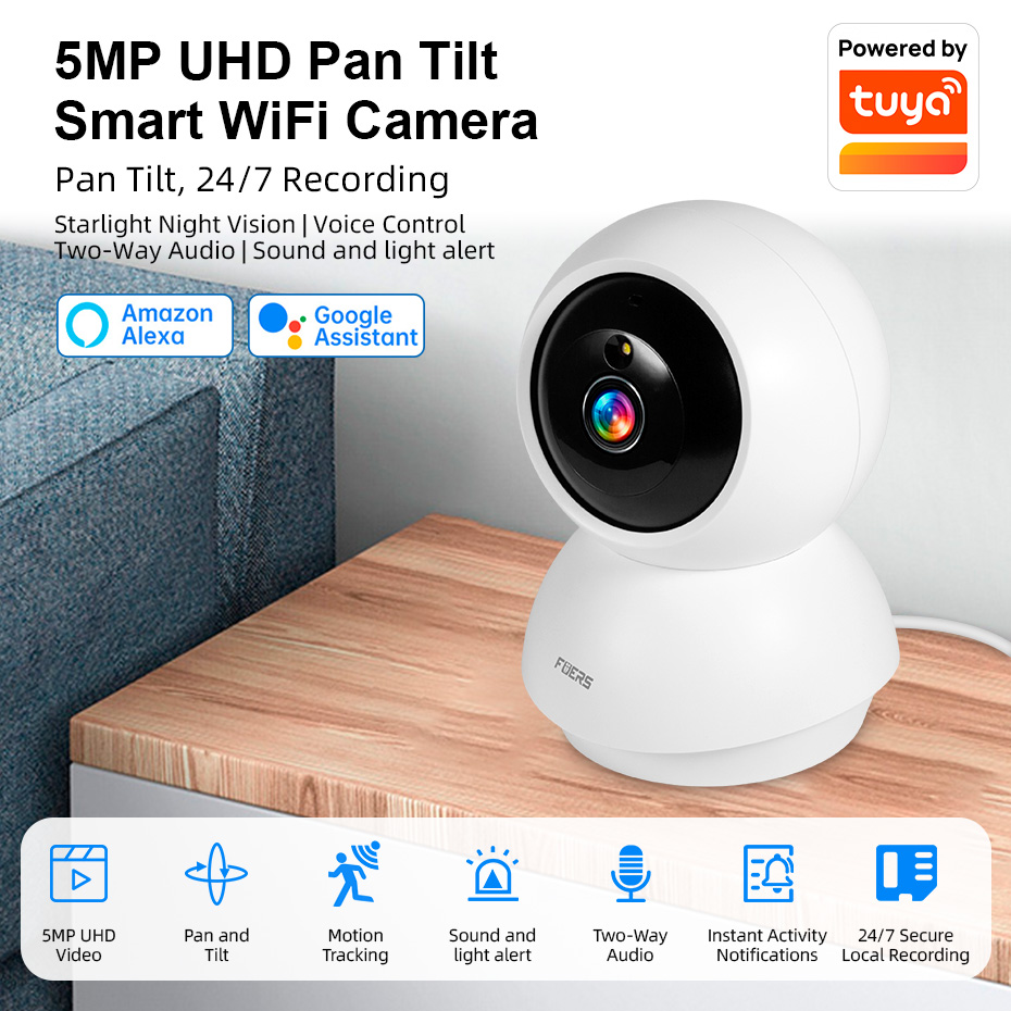 Fuers 5MP WiFi Camera Works Wi - Eufy Camera E220 评论和价格
